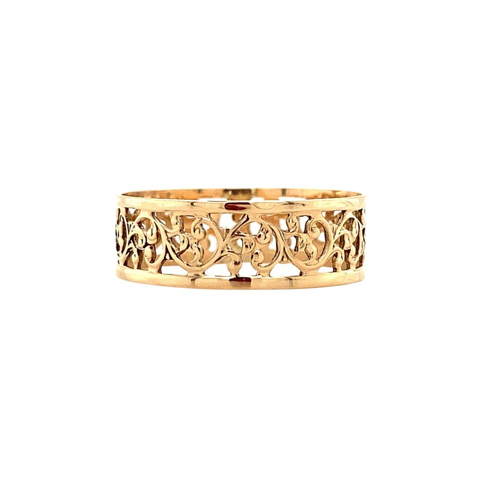 Vintage 14K Gold Ring Fancy