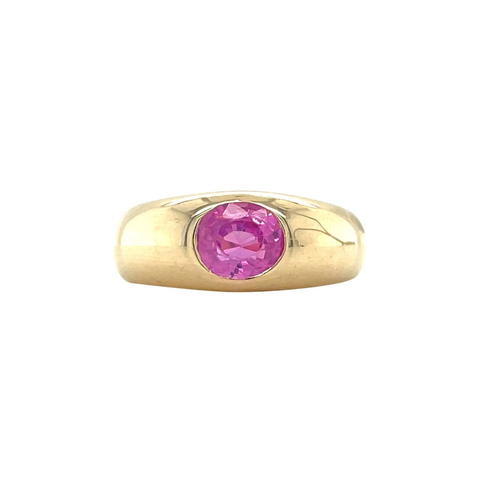 Vintage 14K Gold Ring with Sapphire