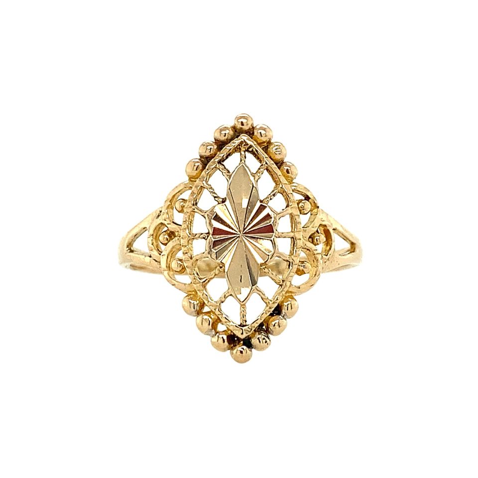 Vintage 14K Gold Fancy Ring