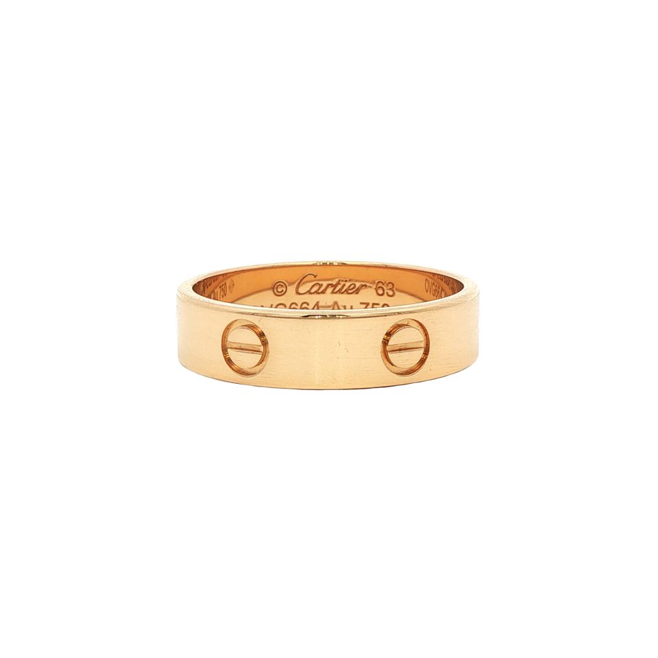Vintage Cartier LOVE 18K Gold Ring Classic