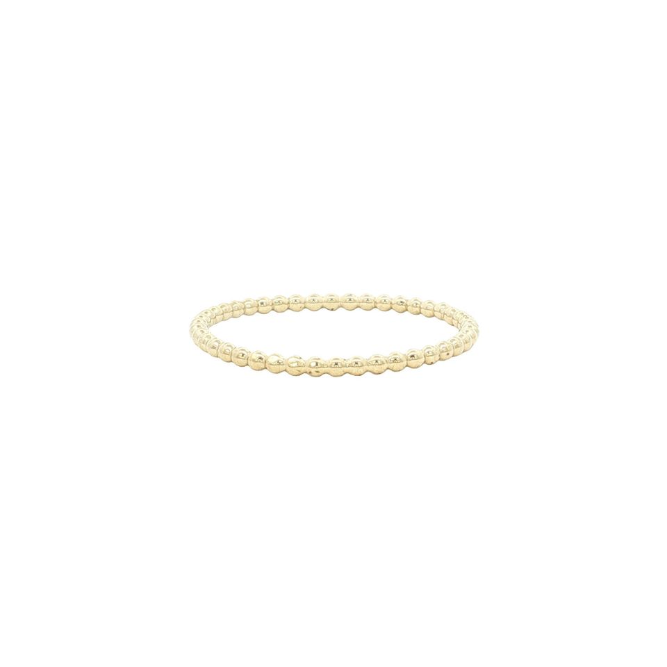 Vintage 14K Gold Bead Ring