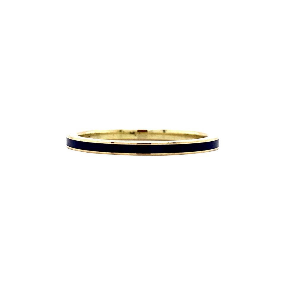 Vintage 14K Gold Ring with Enamel