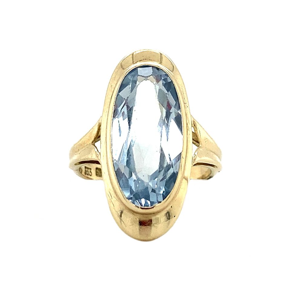 Vintage 8K Gold Ring with Spinel