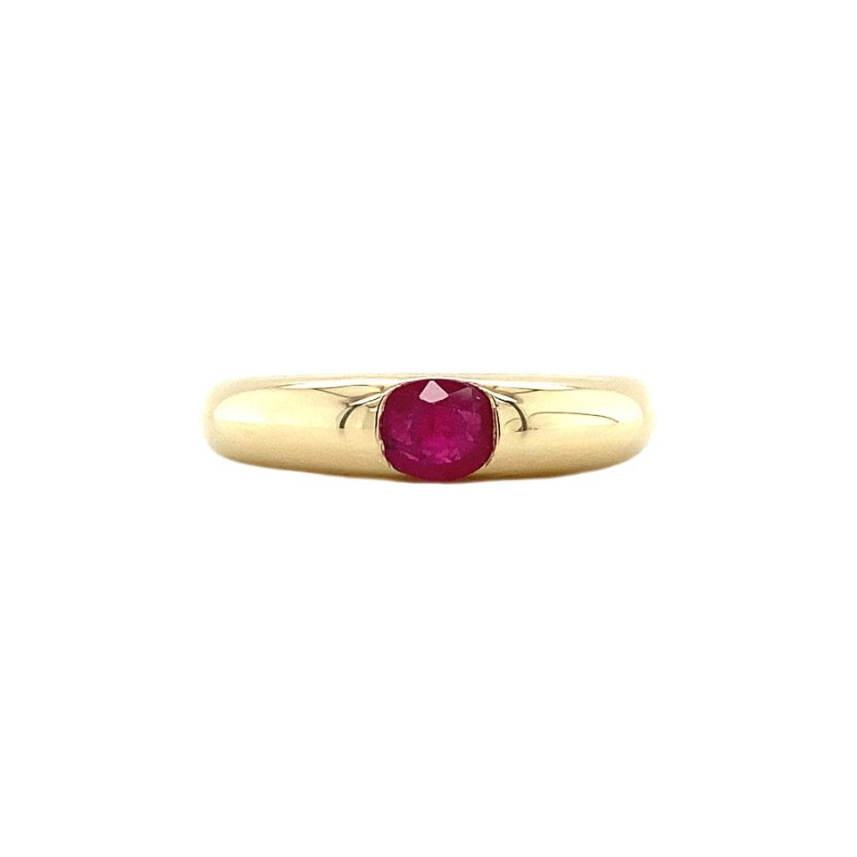Vintage 14K Gold Ring with Ruby