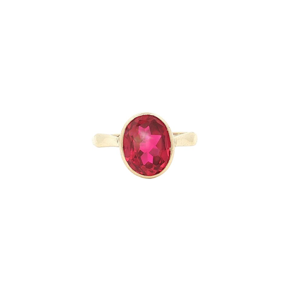 Vintage 14K Gold Ring with Ruby
