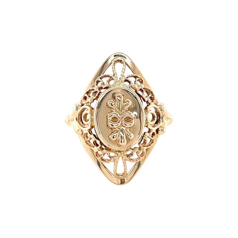 Vintage 14K Gold Fancy Ring