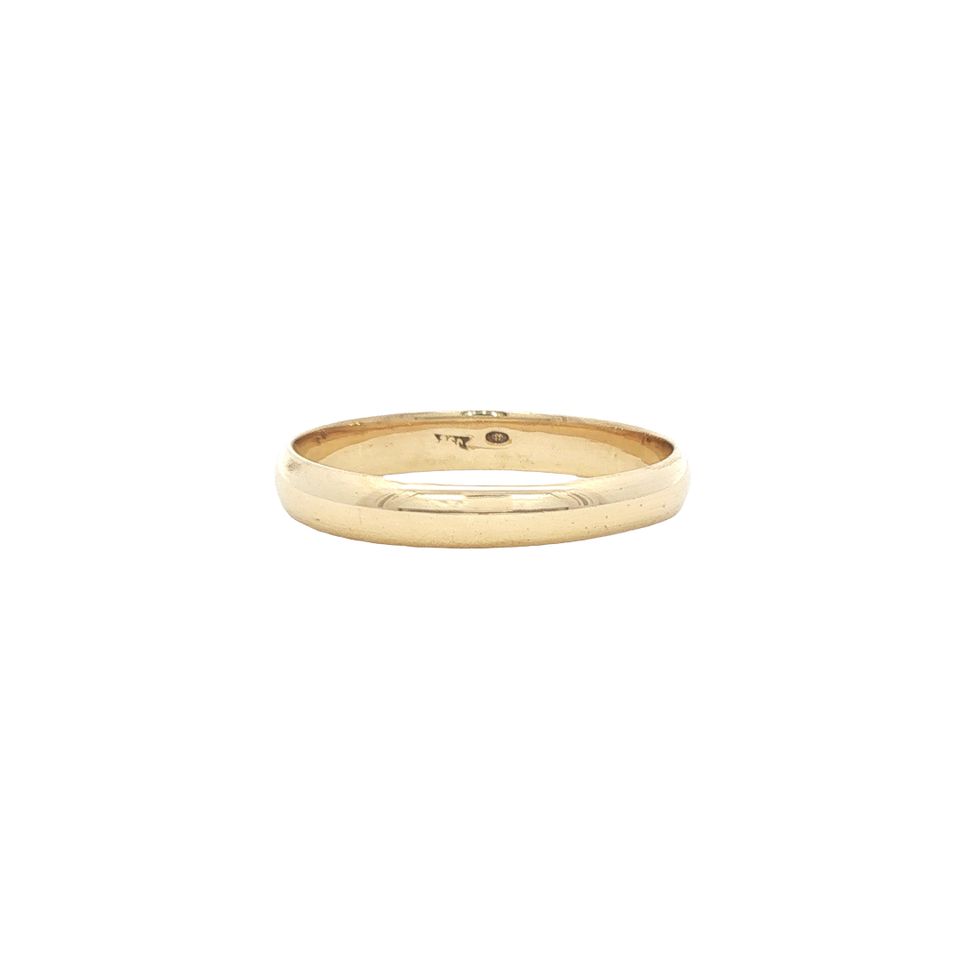 Vintage 14K Gold Smooth Ring