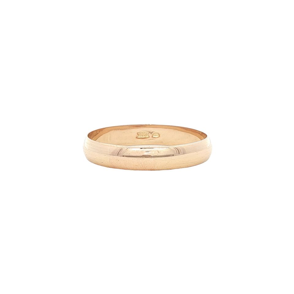 Vintage 14K Gold Smooth Ring
