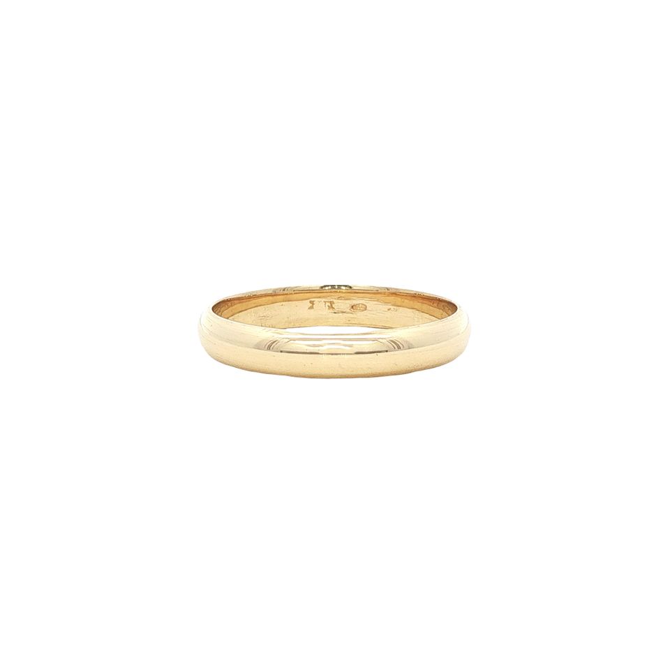 Vintage 14K Gold Smooth Ring