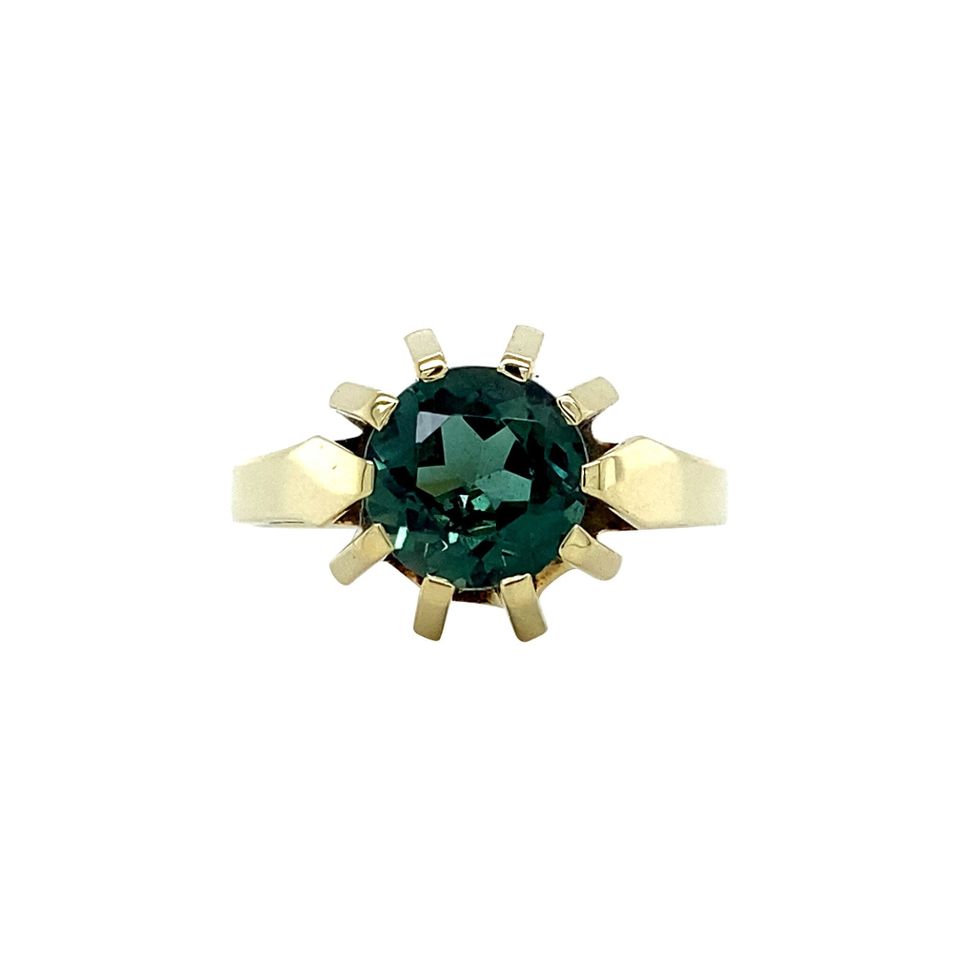 Vintage 14K Gold Ring with Spinel