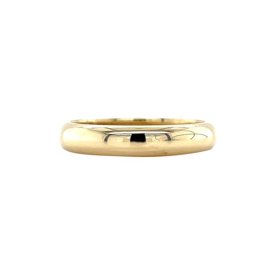 Vintage 14K Gold Smooth Trouw Ring