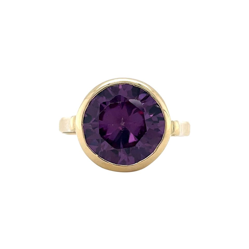 Vintage 14K Gold Ring with Sapphire