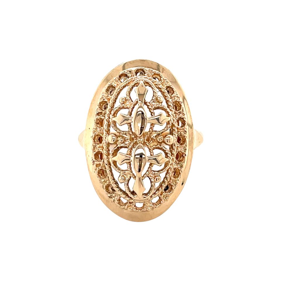Vintage 14K Gold Fancy Ring