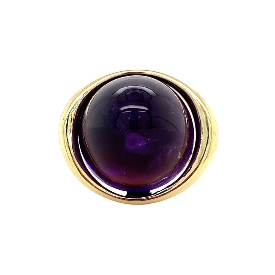 Vintage 14K Gold Ring with Amethyst