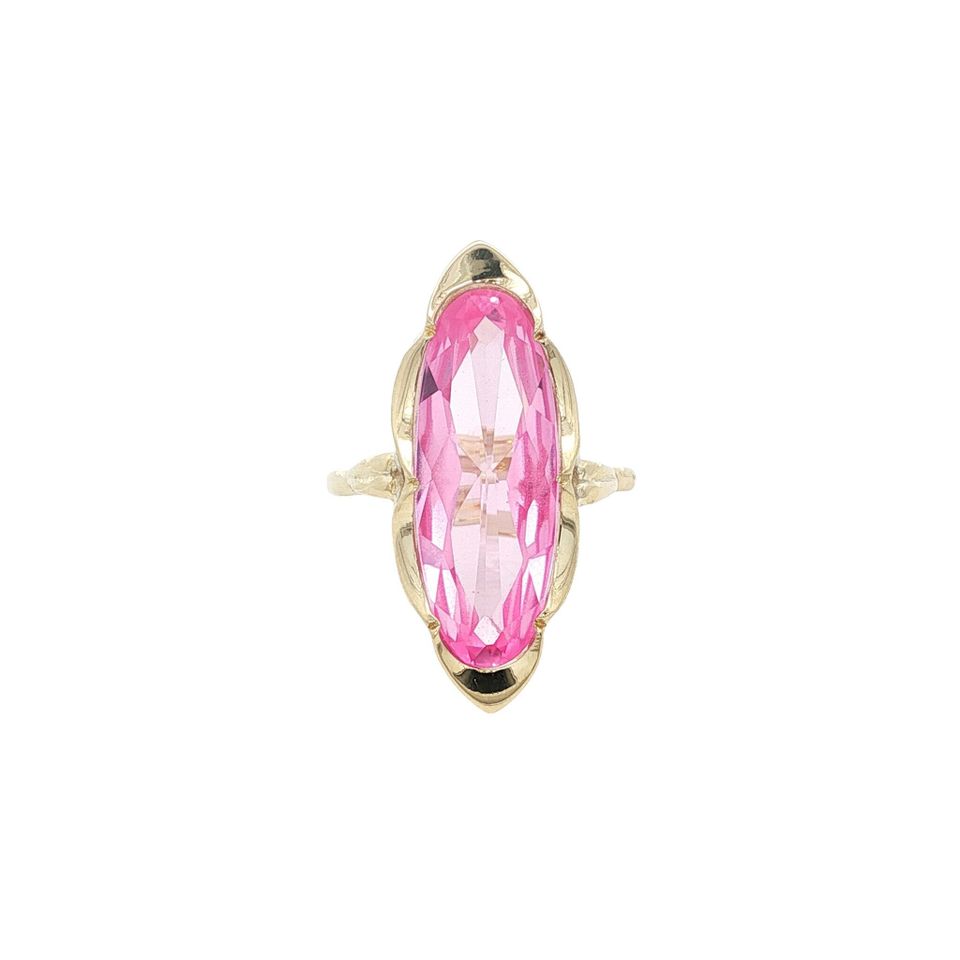 Vintage 14K Gold Ring with Sapphire