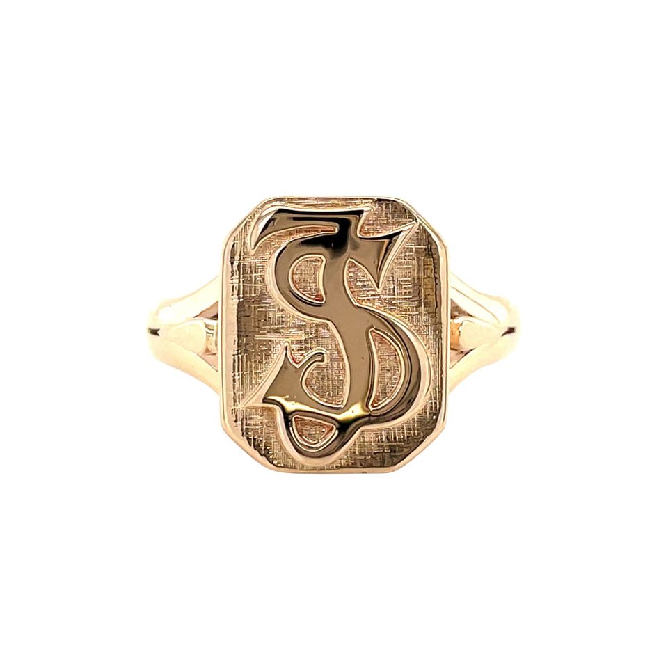 Vintage 14K Gold Signet Ring