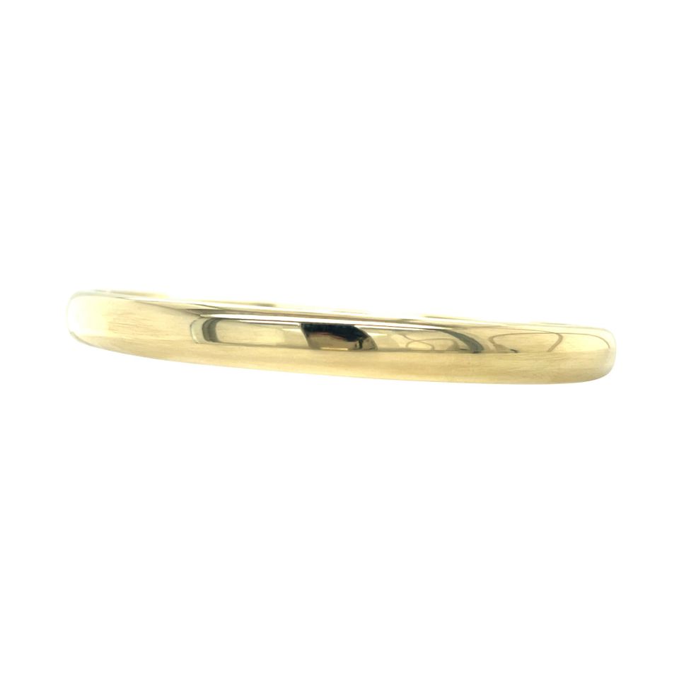 Vintage 14K Gold Smooth Bangle