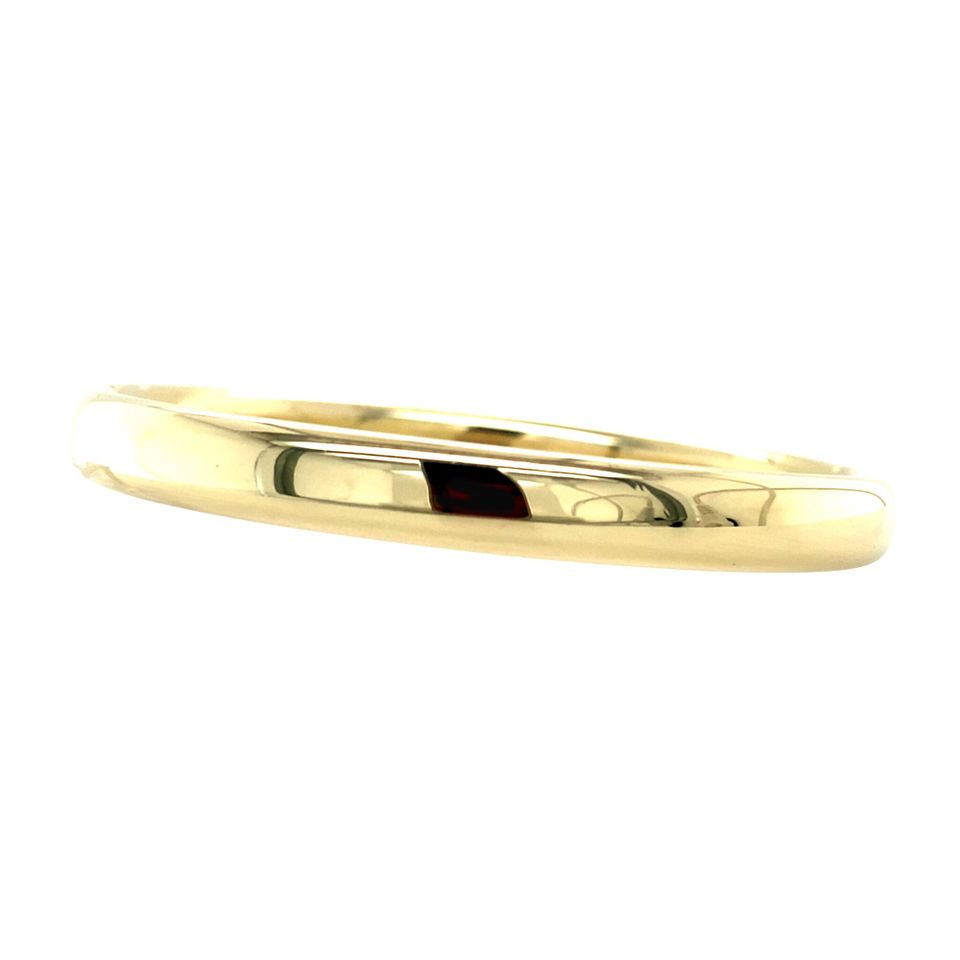 Vintage 14K Gold Smooth Bangle
