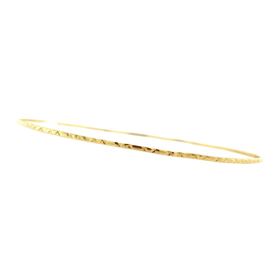 Vintage 14K Gold Ornate Rinkelarmband Bracelet