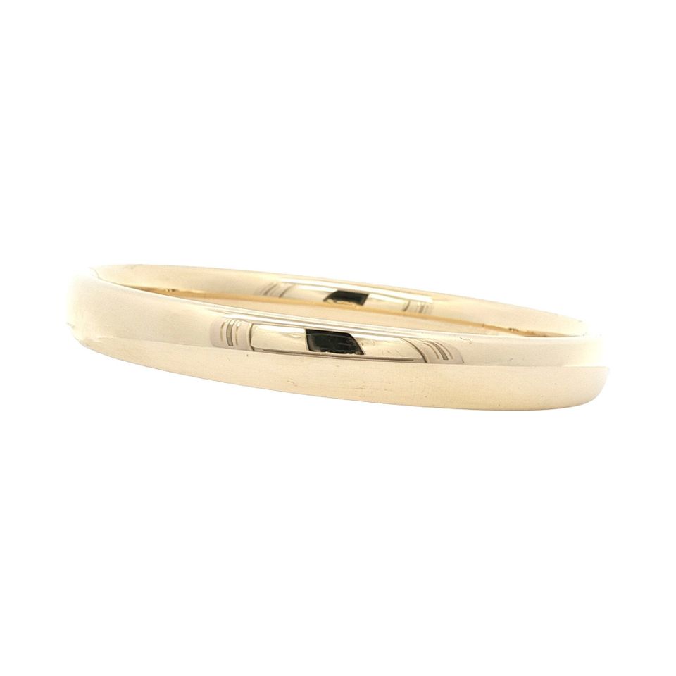 Vintage 14K Gold Smooth Bangle