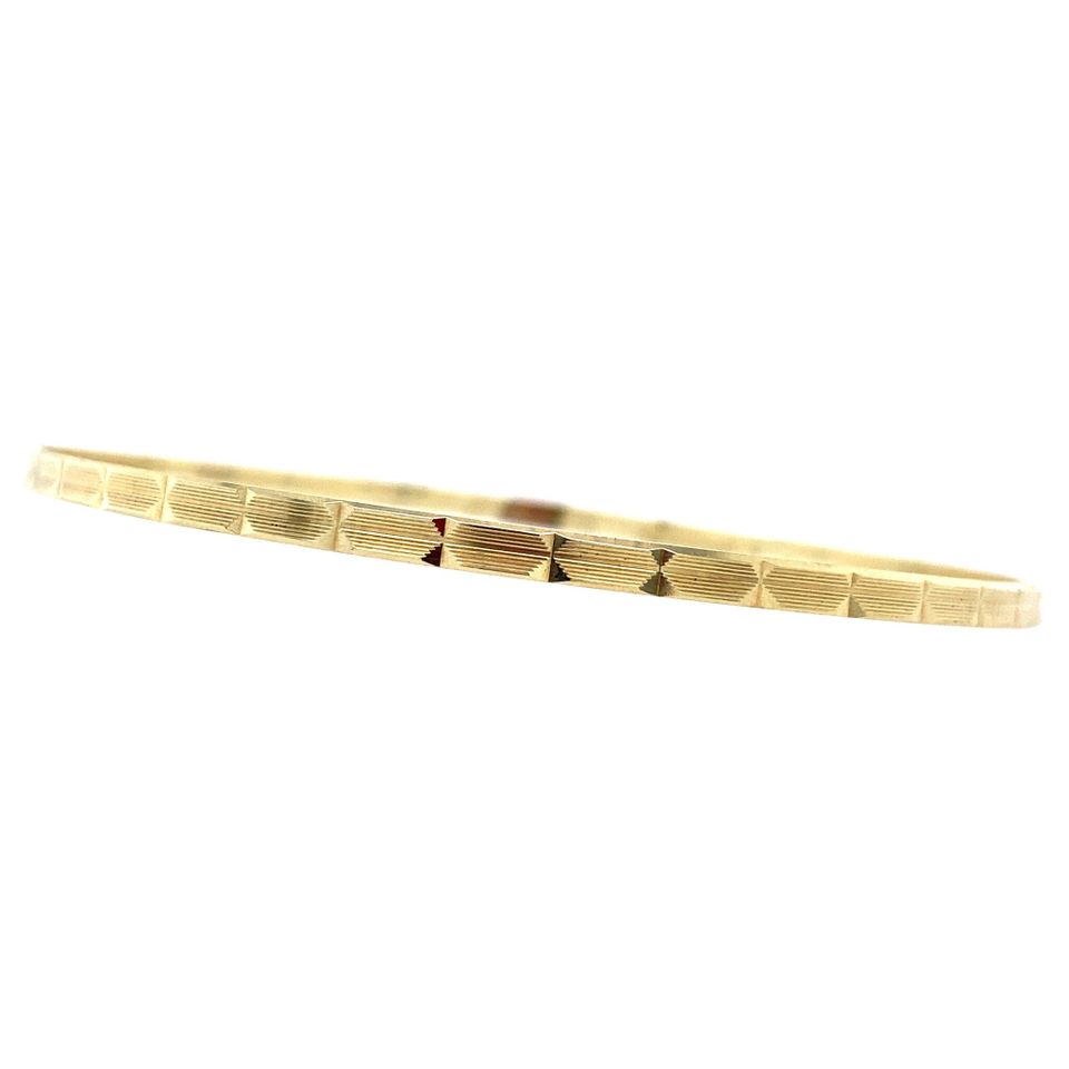 Vintage 14K Gold Fancy Rinkelarmband Bracelet