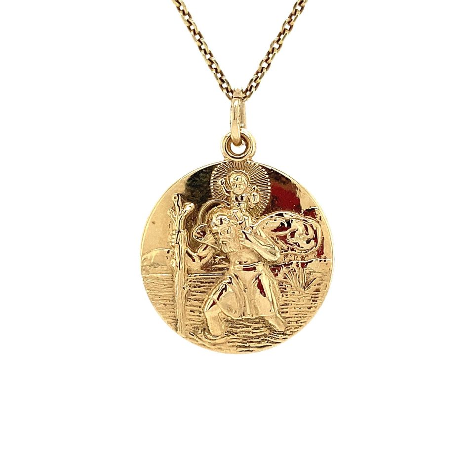 Vintage Christoffel 9K Gold Pendant
