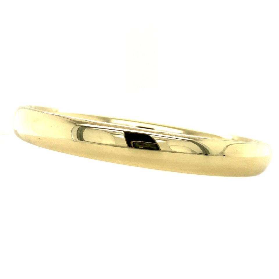 Vintage 14K Gold Smooth Bangle